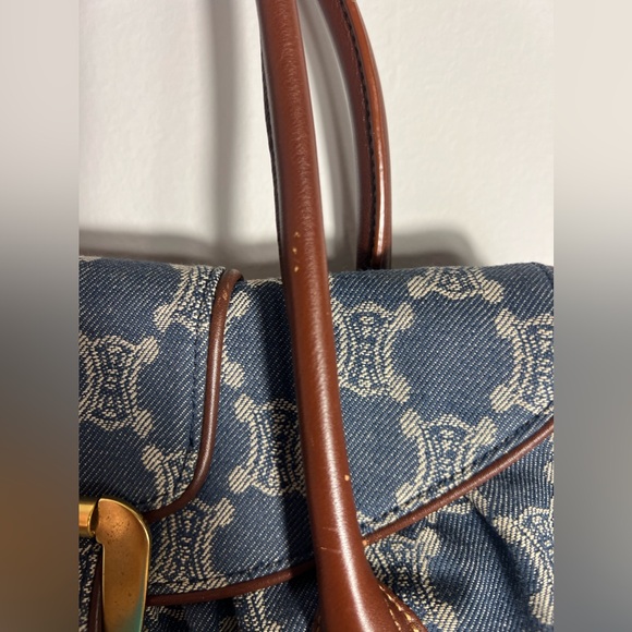 Celine Macadam Printed Denim Bag - Picture 4 of 15